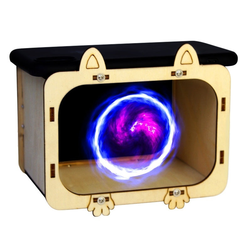 3D Holographic Cinema TV Projector Scientific Experiment Handmade Material DIY Brain-training Toys